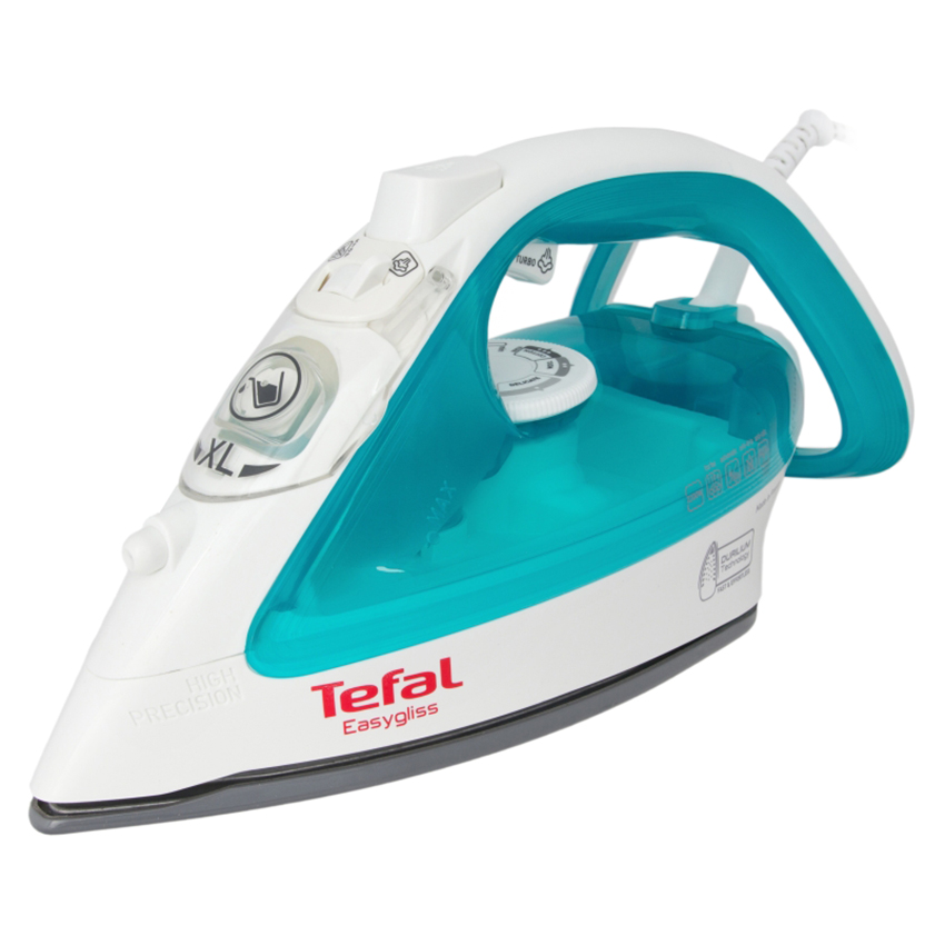 Bàn Ủi Hơi Nước TEFAL FV3910 - Trắng Xanh - Hàng Chính Hãng